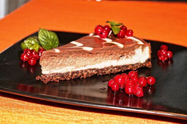 Chocolate thress letche cheese cake