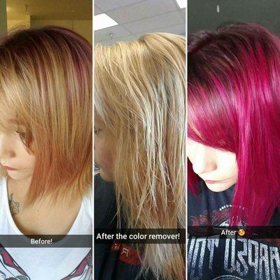 Color transformation done by Alannah