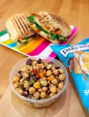 Round out your meal with a delicious chickpea salad