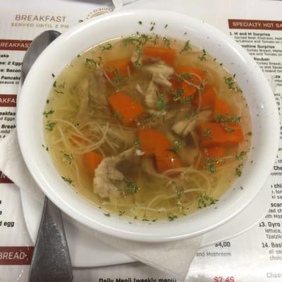 Try this comforting chicken noodle soup Hungarian style!