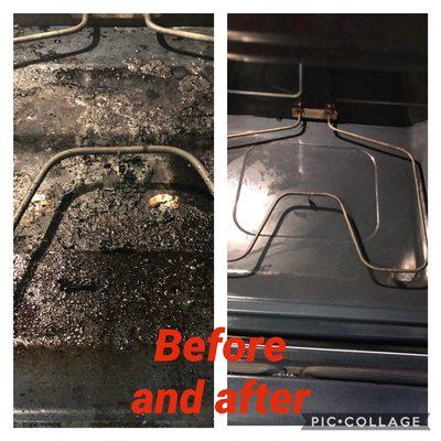 Oven cleaning