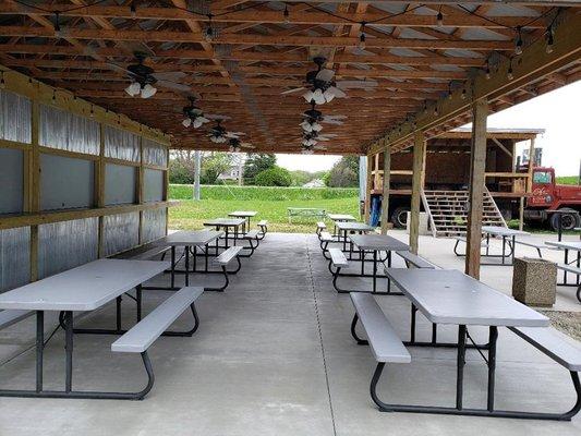 Outdoor Pavilion & Band Stage.