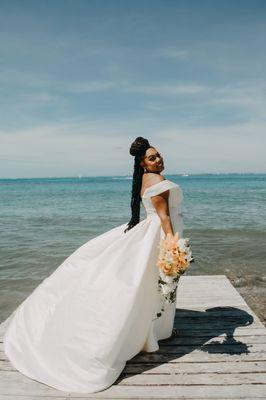 My wedding day...8/28/21...my dress turned out beautifully!