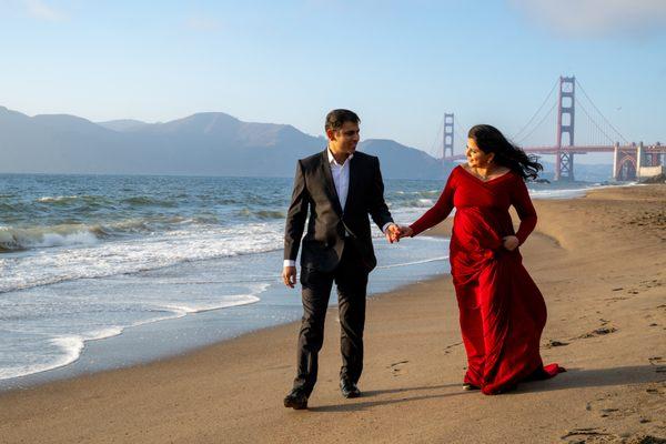 Maternity photoshoot Bay Area (Golden Gate)