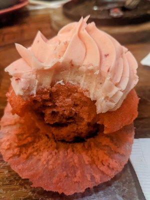 Delicious strawberry cupcakes!