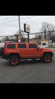 Rockstar 3's on a clean H3 for a great customer