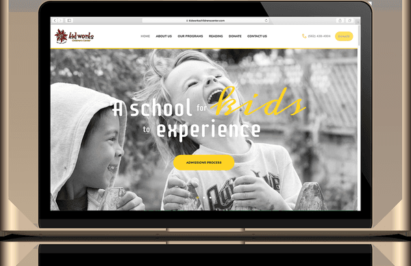 Children's Preschool website refresh. Calendar booking, donations, eCommerce. https://www.kidworkschildrenscenter.com