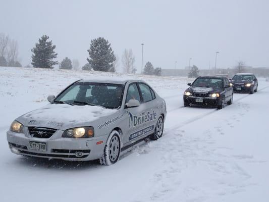 Defensive Skills Day in the snow!