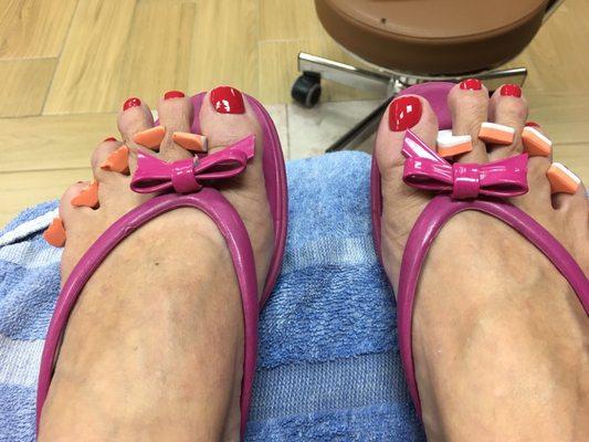 Pedi complete!