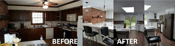 Kitchen Remodel Before and After