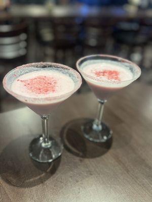 Raspberry white chocolate martini