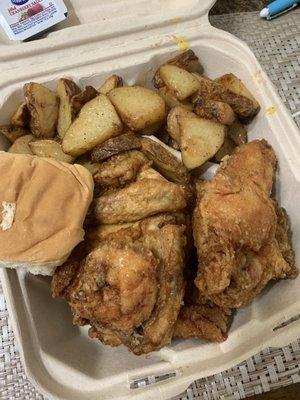 4pc chicken all white...