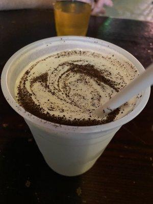 Frozen Irish Coffee is to die for