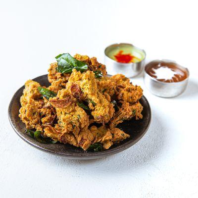 Onion Spinach Pakora