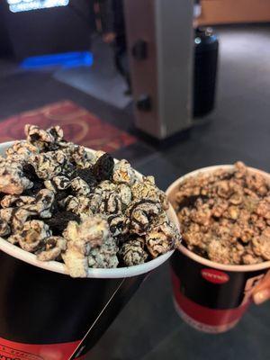 Oreo popcorn bussing