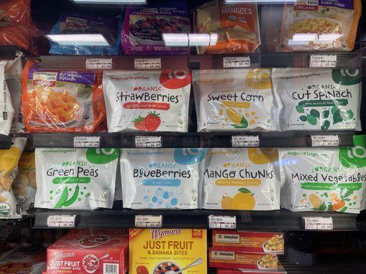 Options for frozen fruits