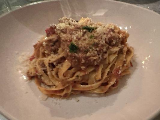 Tagliatelle con Ragu