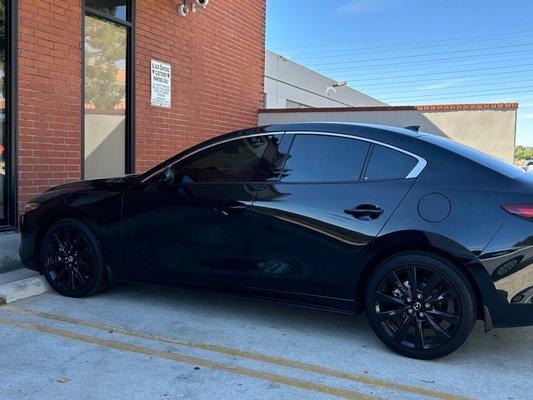 Black Diamond tinting job for my Mazda!