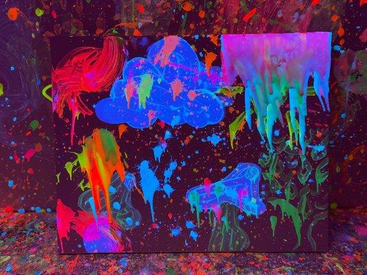 Paint splatter