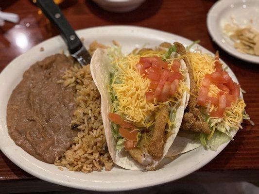 Fried fish tacos!