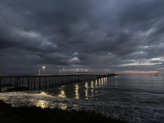 The pier looks good at night