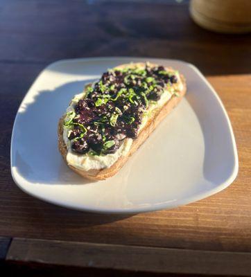 Blueberry Ricotta Toast