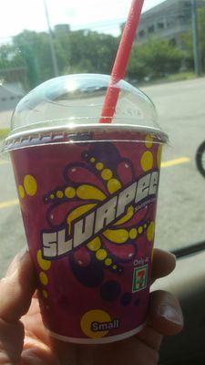 Cap'n Crunch Crunchberry flavored Slurpee. Yeah, you heard right. No autocorrect messup there!