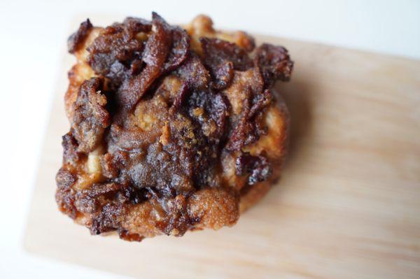 Maple bacon cinnamon roll