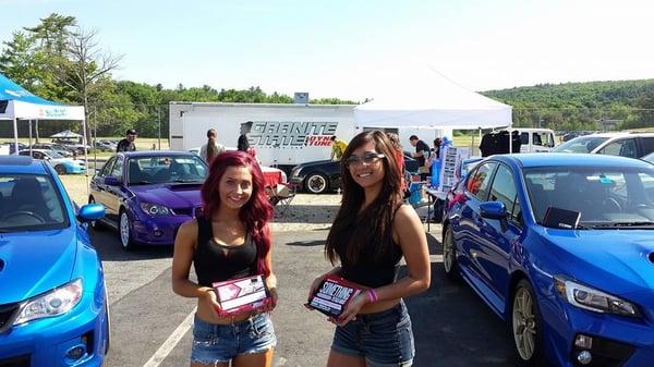 GSD Ladies at our Vendor booth. Wicked Big Meet 2014