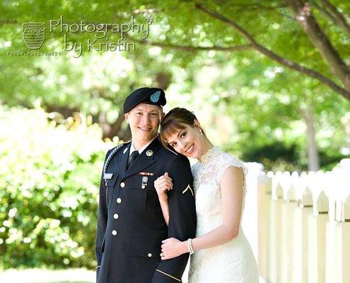 Happy Couple after Wedding at the inn