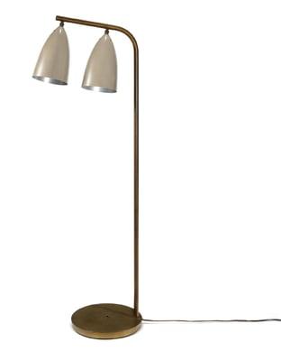 Greta Grossman double cone floor lamp, sold for $37,500