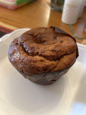 Pumpkin cream cheese muffin