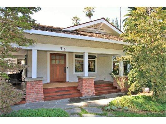 Delightful craftsman rental house in Downtown Mountain View