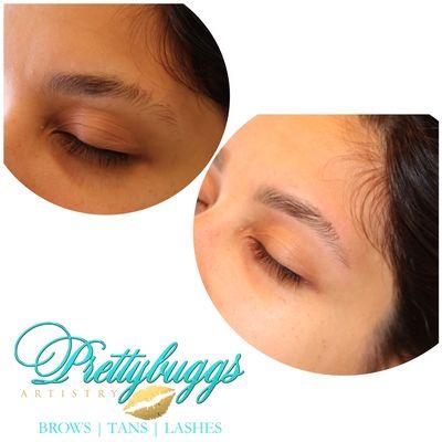 Brow Threading and Tint