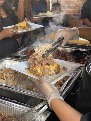 Potato bar catering