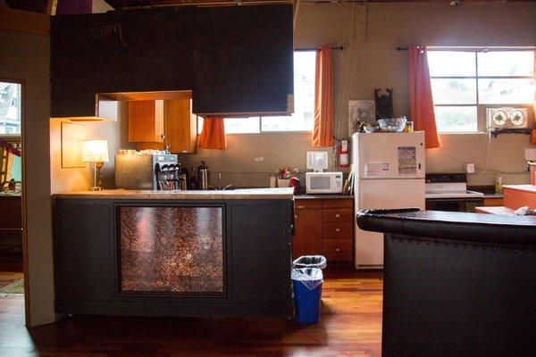 Our kitchen and bar are for rentals and special events, fully furnished.