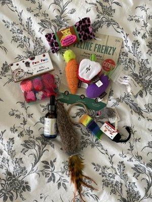 Cat toys I purchased