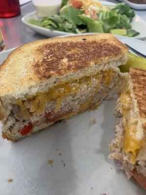 Tuna Melt- buttery yummy bread