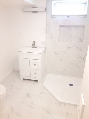 Basement bathroom