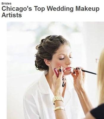 Fine Makeup Art & Associates were named among the Top Ten Wedding Makeup Artists in Chicago by BRIDES Magazine in September 2015!!