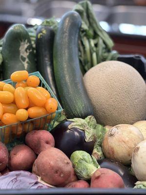 Farmer's Market box for the week