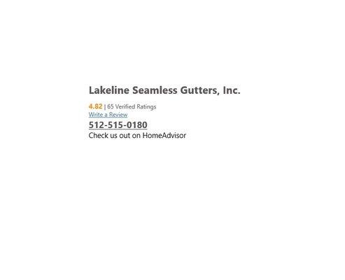 Lakeline Seamless Gutters