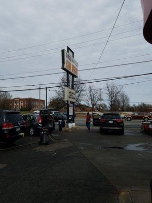 Getting the vehicle washed