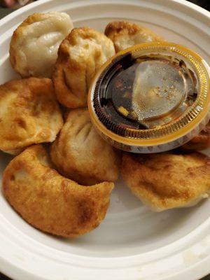 Fried potstickers