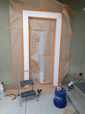 Door trim and paint