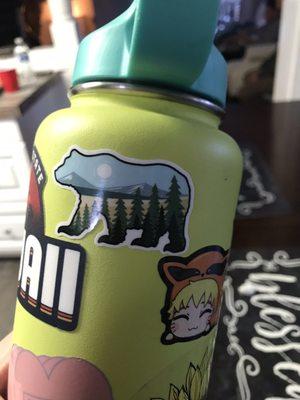 I need a sticker for my water bottle #CoolThingToDo