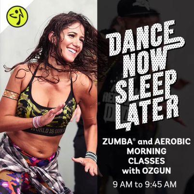 Every morning we have Zumba and Aerobics classes!! Wake up with Dance and Exercise.