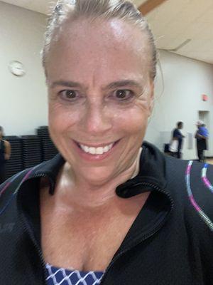 Zumba makes you sweat