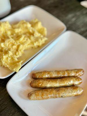 Scrambled Eggs & Sausage