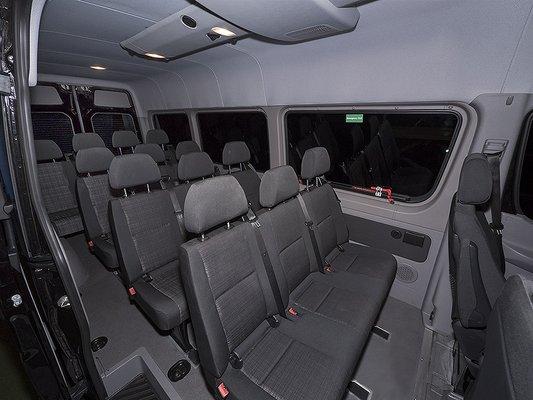 Interior Picture of our Brand New Mercedes High Top Sprinter Van!